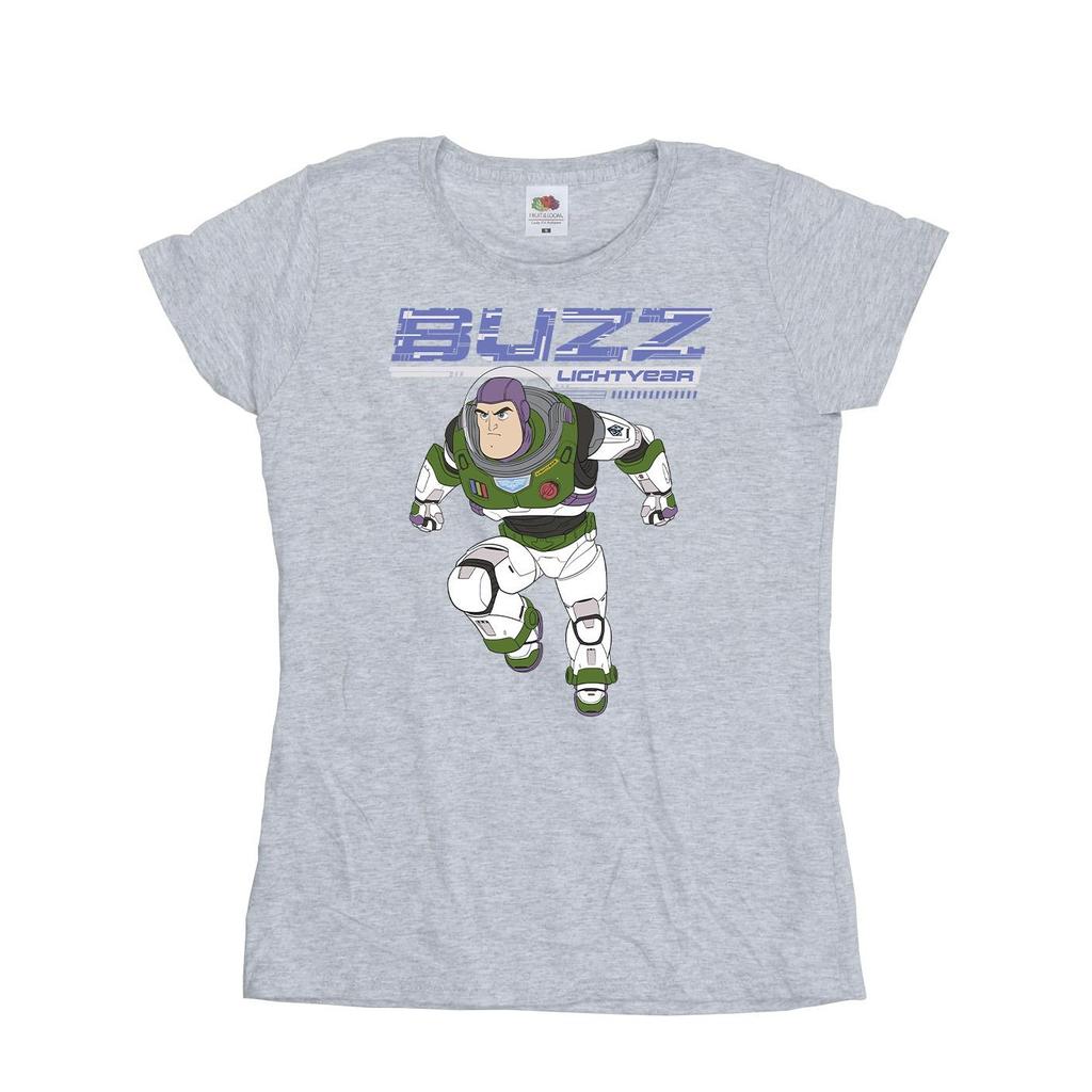 Disney Womens/Ladies Lightyear Buzz Jump To Action Cotton T-Shirt