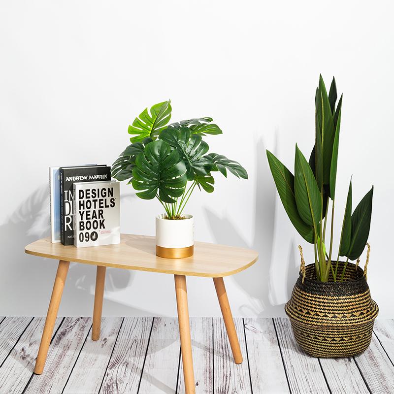 Seagrass Belly Basket with Handles Multipurpose Wicker Storage Basket Laundry Garden Decorative Storage Organizer