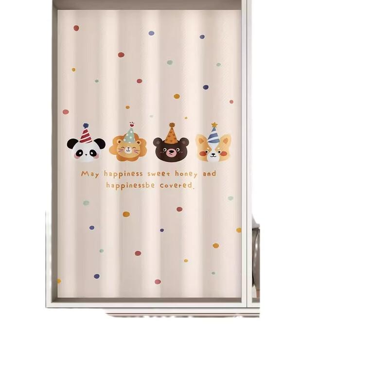 Hanyou Punch-Free Animal Party Shower Curtain