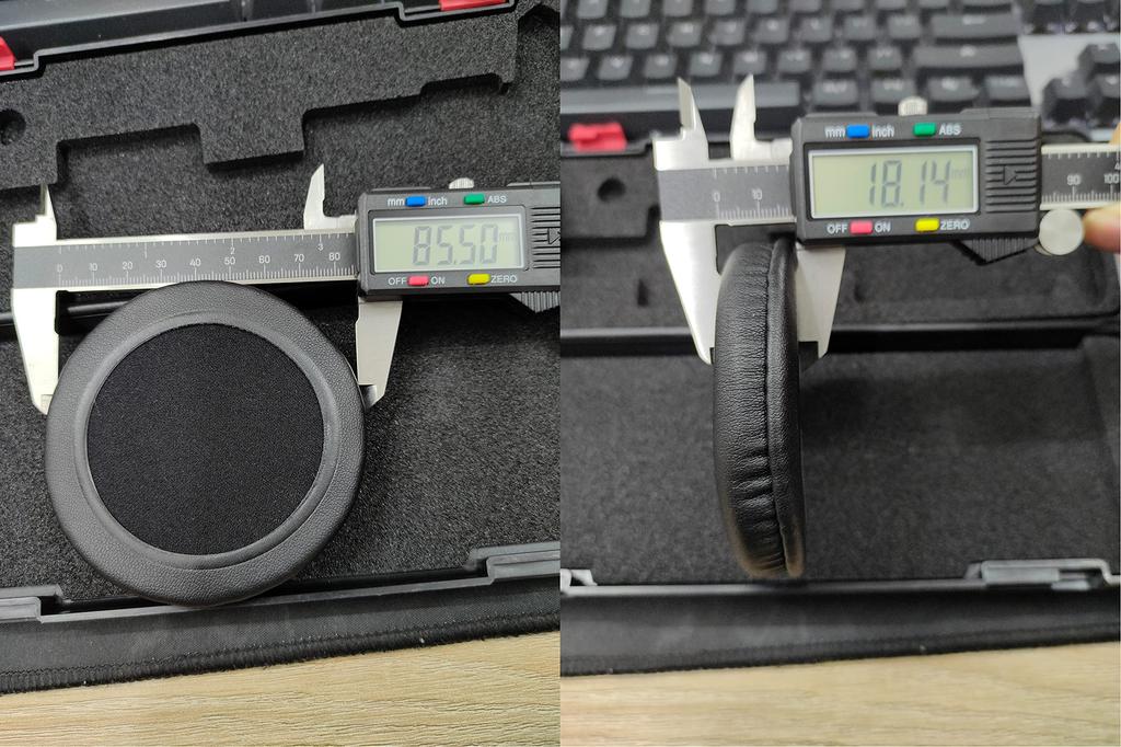 2 Pieces Ear Pads Ear Cushion Replacement Ear Pads Compatible with 85 MM