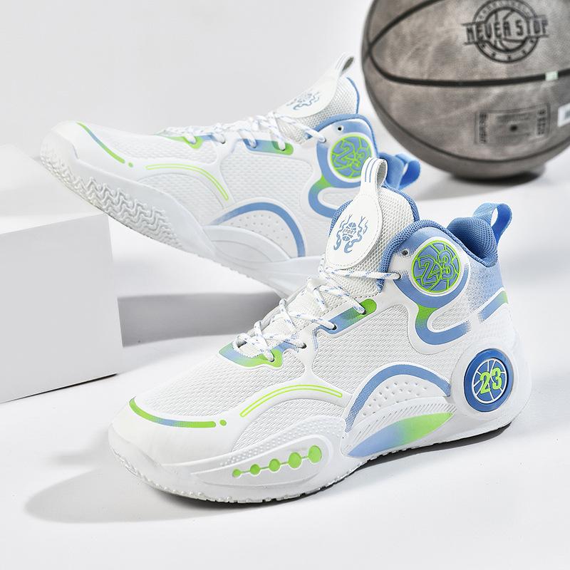 Новые баскетбольные кроссовки для мальчиков и девочек, учеников начальной и средней школы, спортивная обувь для подростков, нескользящие для бега, кроссовки для реальной игры