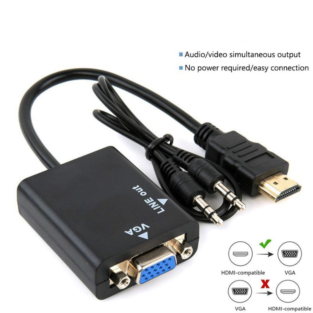 Переходной кабель HDMI-VGA Конвертер HDMI-VGA Plug and Play Blu-ray DVD