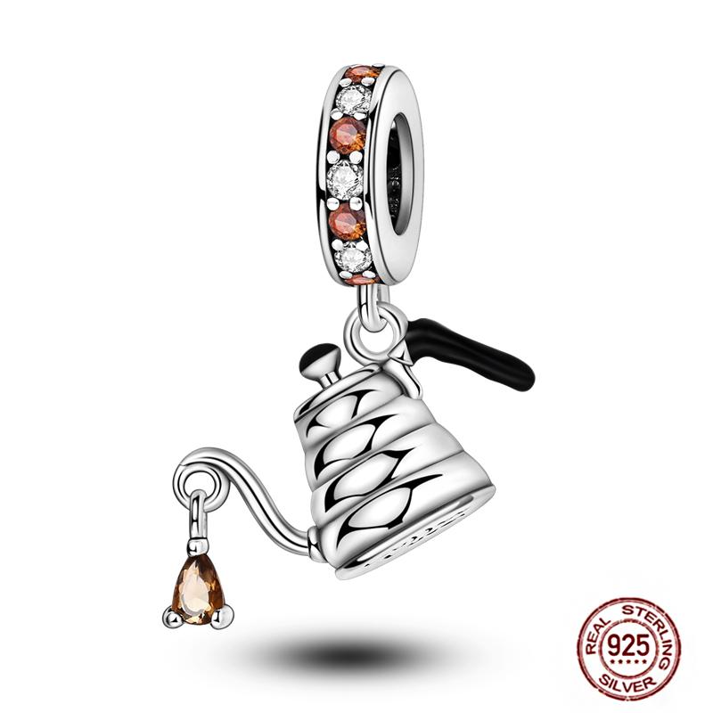 Ежедневные статьи Медные розовые парфюмерные шармы Камера Гантель Смарт-часы Бусины Подходят для оригинальных браслетов DIY Ювелирный подарок