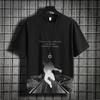 Short-Sleeved T-Shirt Men'S Summer Thin Ice Silk Loose Trendy T-Shirt Half-Sleeved Casual Clothes