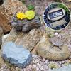 Garden Ornament Key Hider Simulation Stone Design Waterproof Secure Outdoor Key Storage Resin Key Box