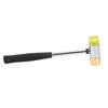 Metal And Plastic Guitar Fret Hammer Yellow + Gold Double Head Hammer  For Luthiers