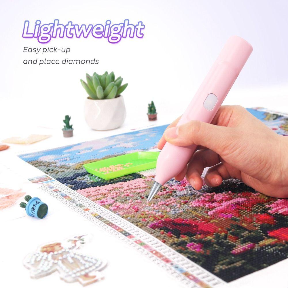 Rechargeable Diamond Painting Vacuum Pen Rhinestone Dot Pen  Automatic Craft Making Accessories