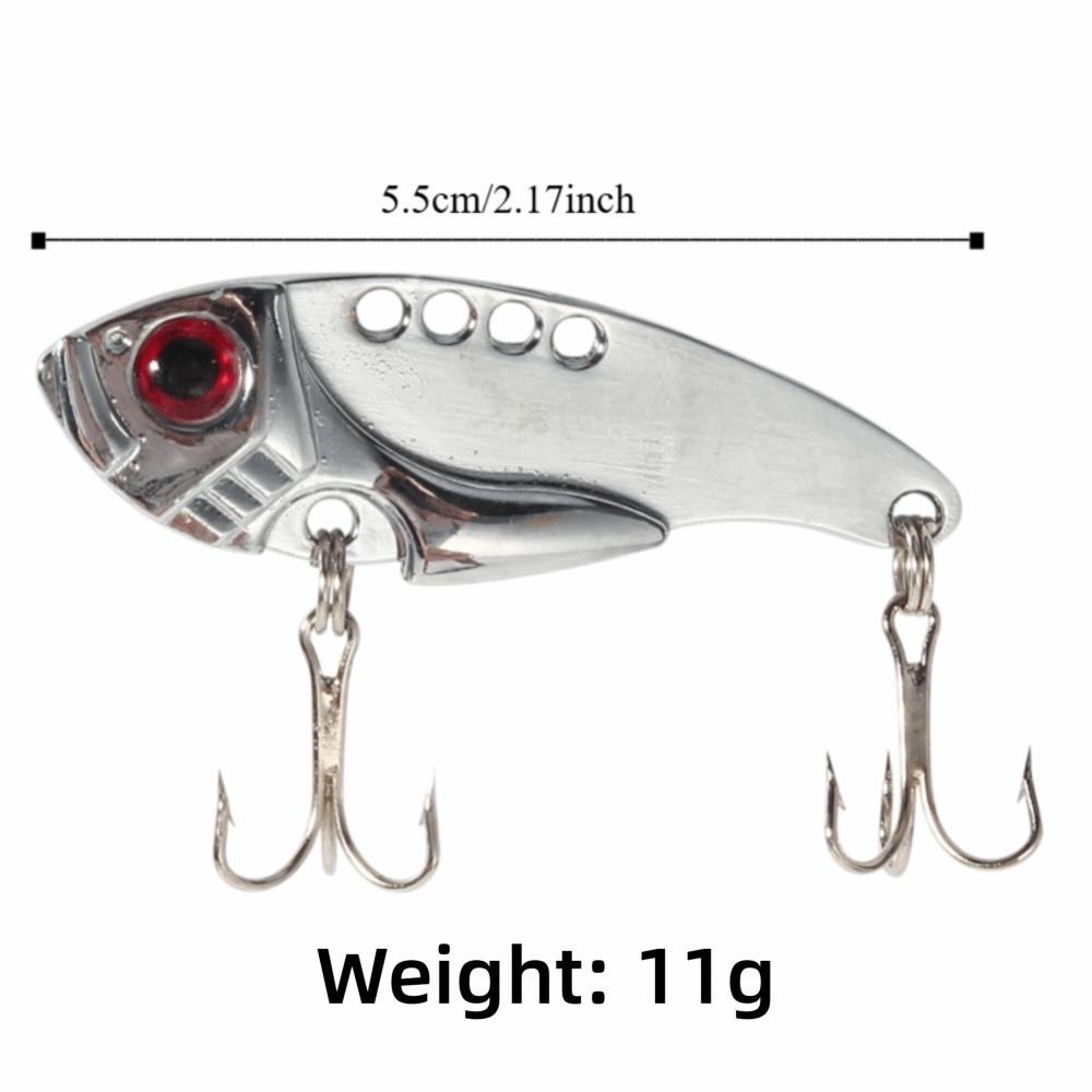 4 Pcs 11g VIB Fishing Lures 55mm Topwater Baits Durable Crank Baits Bass Fishing