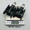 2 size ultralight 158g bicycle pedal for Brompton bike black/silver color aluminum + titanium axis 1pair
