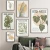 Nordic Leaves Art Poster Abstract Matisse Wall Paintings Frameless Pictures for Living Room Home Room Decor Prints No Frame