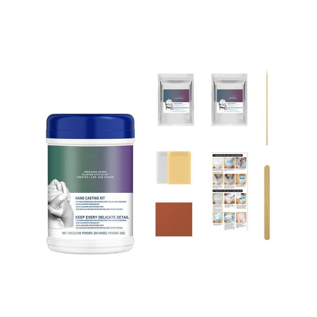 Keepsake Hands Casting Kit Large DIY Plaster Statue Molding Kit Hand Holding Suitable For Couples, Weddings