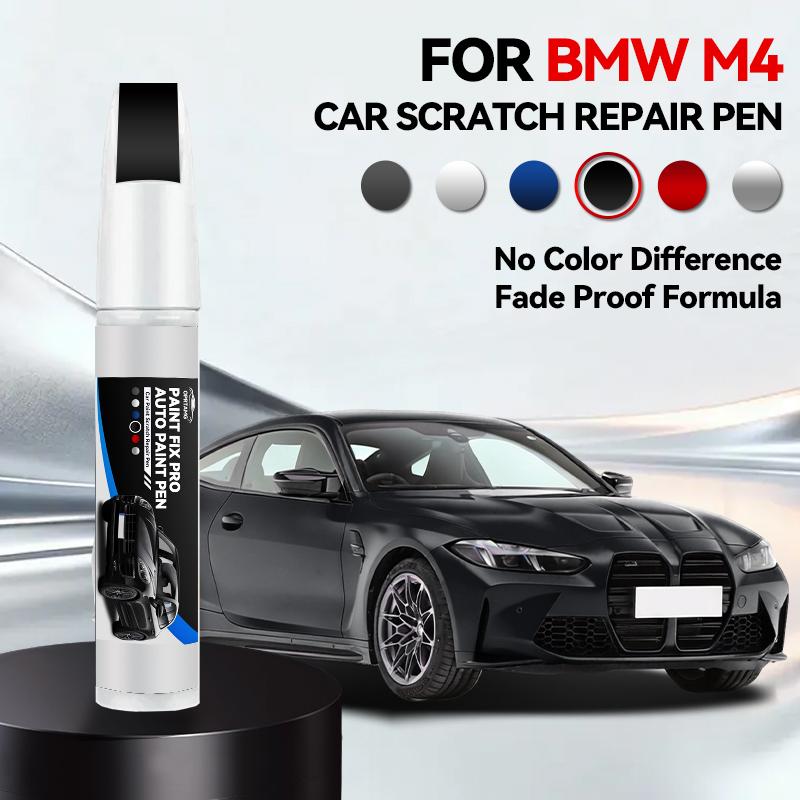 For BMW M4 Car Paint Repair Pen Touch Up Scratch Remover DIY Auto Accessories Black 475 Blue P5T Gray B39 Gray C4W White