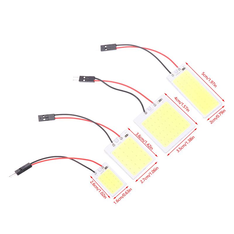 1 шт. COB 18SMD 24SMD 36SMD 48SMD Светодиодная лампа габаритного огня, подсветки номера, салонная лампа для чтения, лампа Festoon для багажника автомобиля