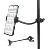 Mic Stand Phone Holder Adjustable Phone Mic Stand Holders Adjustable Mount With Long Gooseneck Arm Flexible For Drum Music Club