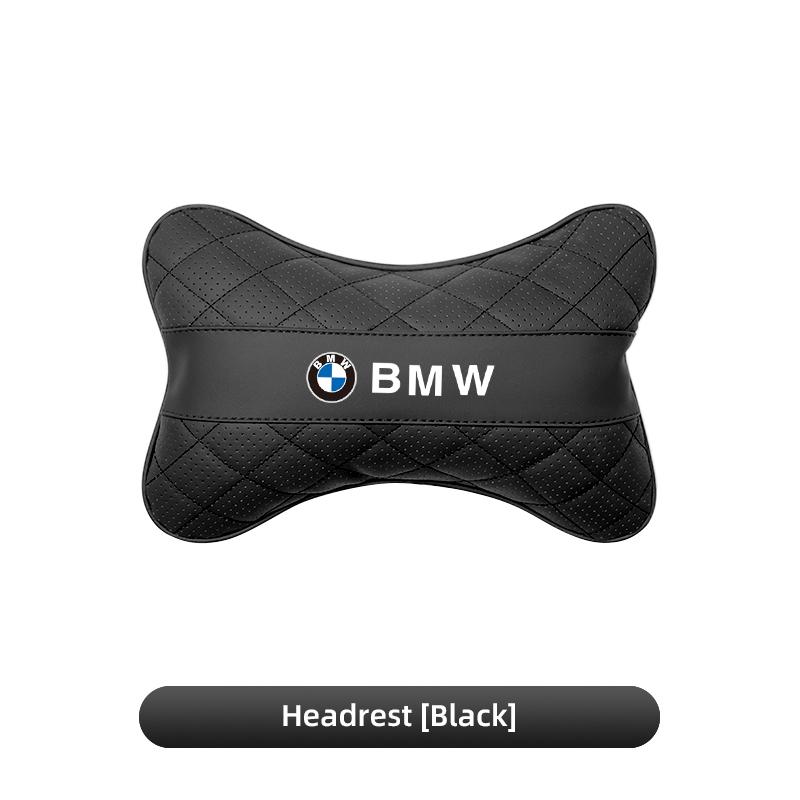 BMW Car Seat leather Neck Pillow Headrest Car Sticker For BMW M E46 E90 E60 F30 F10 E39 E36 F20 G30 G20 E87 E92 E91 E30 F11 F31 NWHCY1