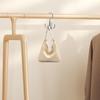 Tie Hanger Plastic Portable Tie Rack Closets Rotating Hook Holder Belt Clothes Tie Rack Storage Home Supplies Multifunction