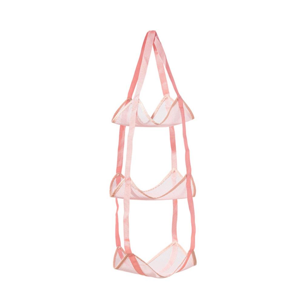 Wall Mounted Sundries Mesh Hanging Bag Large Capacity Mesh Pockets Organizer  Basketball