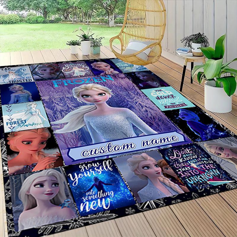 Custom Name Coco Movie Poster Collage Carpet Rug Customizable Soft Washable Anti-Slip Home Living Room Sofa Mats Personalized Rug. 0909183