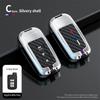 Zinc Alloy Car Key Case Cover For Toyota Camry Corolla RAV4 Highlander Avalon 2015 - 2017 Smart Control Protector Shell Holder WG5
