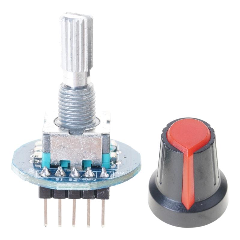 360 Degree Rotary Position Rotary Encoders For Microcontrollers 5V Power Supply Smooth Knob Control Digital Output