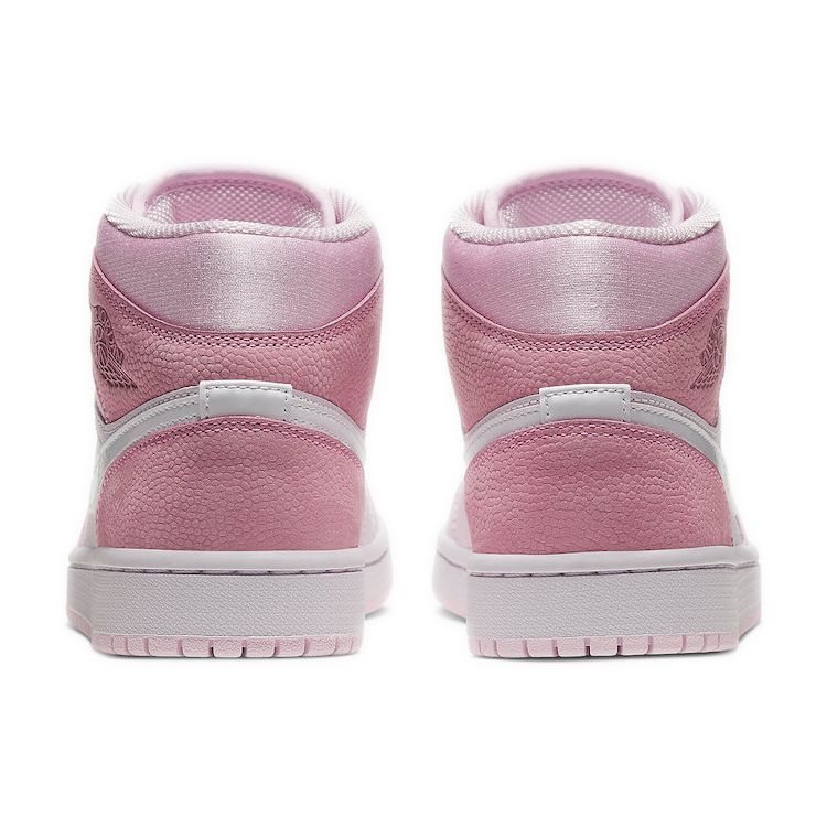Air Jordan 1 Mid Digital Розовые женские кроссовки White Pink-Foam Sail CW5379-600