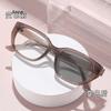 Luxury Photochromic Myopia Glasses for Women Cat Eye Sunglasses Fashion Color Changing Near Sight Eyewear Minus Sight Glasses