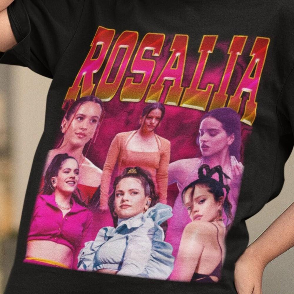Rosalia Shirt LA Rosalia Rapper 90#039;s Shirt Rosalia VT Tshirt Rosalia Merch S Unisex T-Shirt