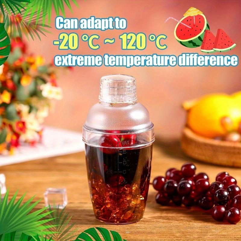 500мл//1000мл Шейкер для коктейлей Мартини Ручной Шейкер Стакан Со шкалами Чай с молоком Вино Шейкер для напитков Домашний бар Инструмент бармена Набор барной посуды