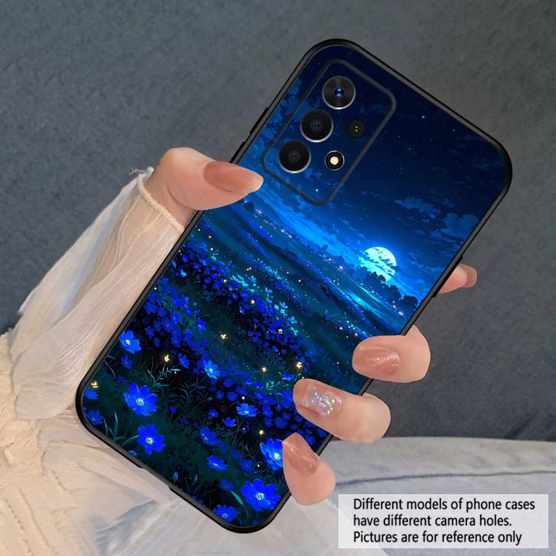 Черный лист Изображение Для Samsung A03 Core A 04 05 06 12 14 15 16 22 23 Galaxy A25 26 4G 34 35 52 53 56 71 73 90 5G мягкий чехол для телефона