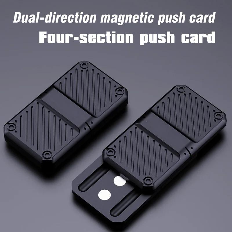 Механические магнитные толкающие слайдеры для спиннинга EDC Office Trendy Decompression Toy Stress Releiver Slider Fidget Spinner Toys