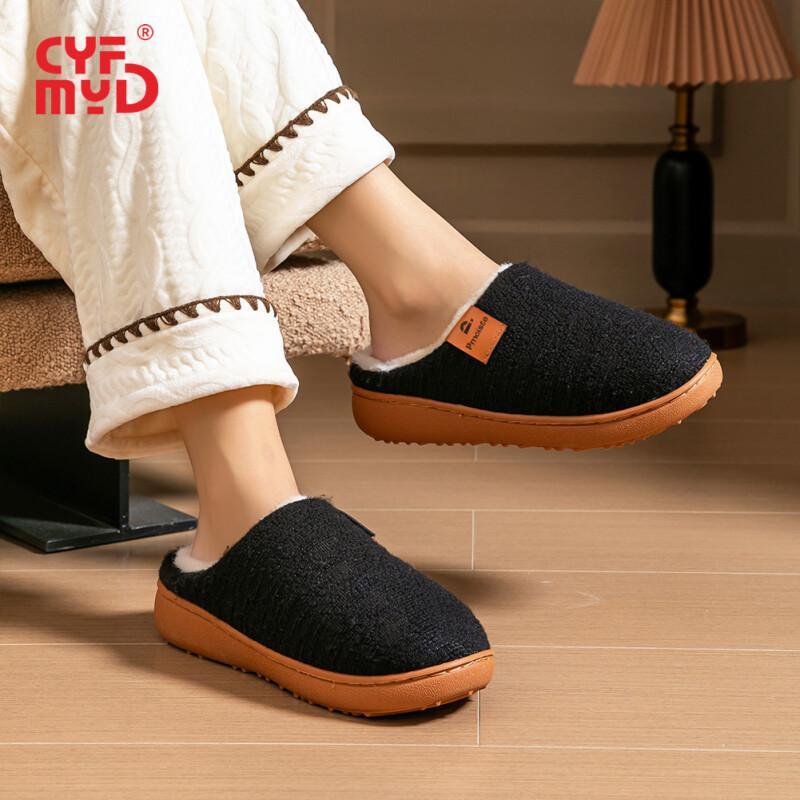 Женские модные шлепанцы на платформе-клине с подушкой из пены с эффектом памяти - Мягкая ткань и Нескользящая подошва из ТПР, Удобные в носке, Подходят для дома, спальни