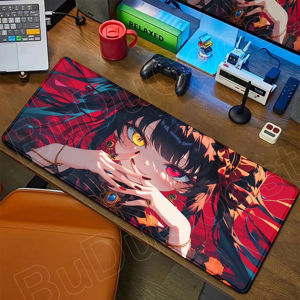 HD Милая Девушка Большой Коврик для Мыши Аниме Date A Live Коврик для Мыши Ноутбук Игровые Аксессуары Клавиатура Рабочий Стол Токисаки Куруми Тока Ятогами