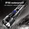 New Outdoor LED Flashlight USB Rechargeable Light 3 Modes Portable Flashlights Waterproof Zoomable Torch Light For Fishing Hiking