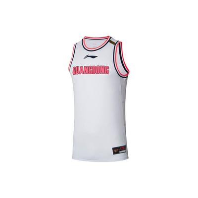 Спортивная баскетбольная серия SW Fan Edition 2021-2022 сезон Guangdong Team Home Basketball Vest Men Tops White AAYR443-1