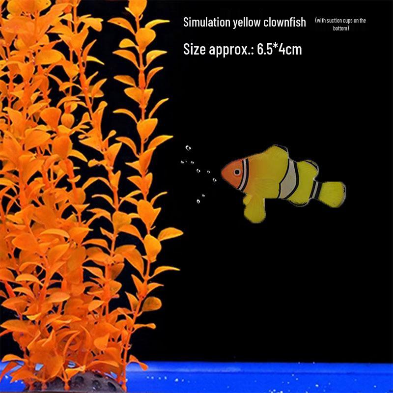 Искусственные украшения для аквариума с рыбами и медузами: Рыба-клоун, Петушок и другие для ландшафтного дизайна аквариума