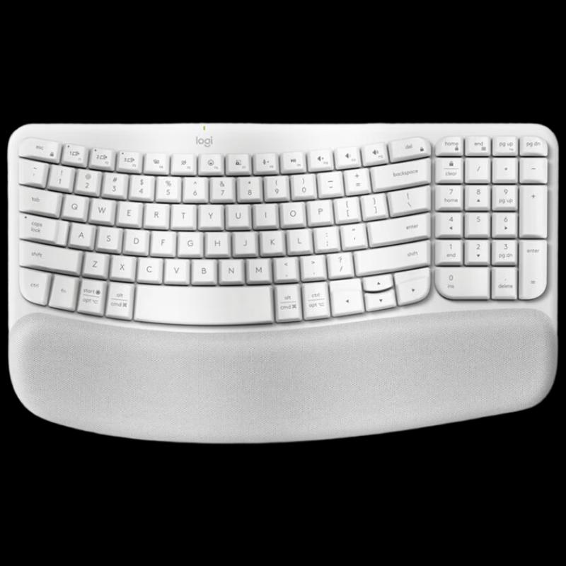 Logitech Wave Keys Ergonomic Bluetooth Keyboard