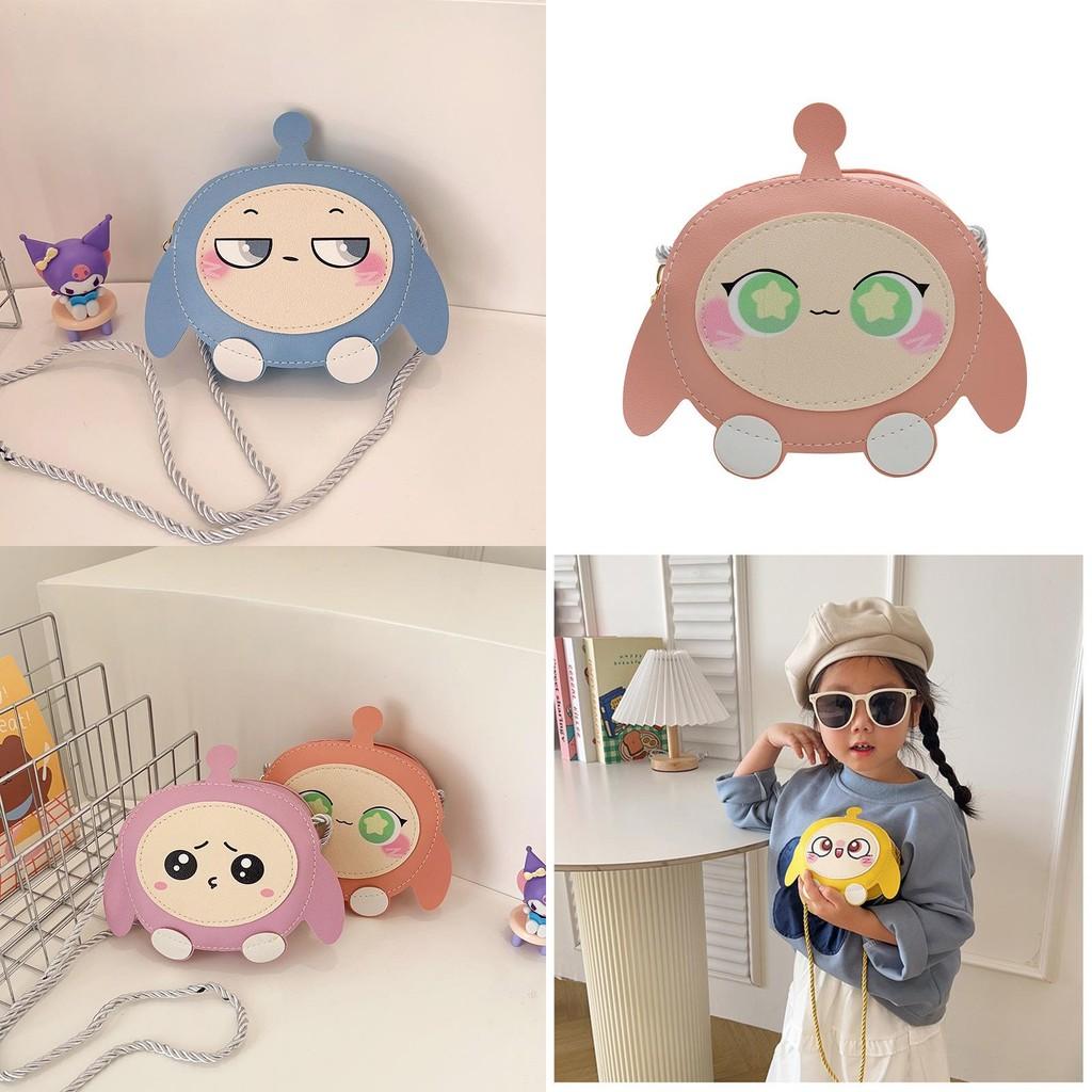 Adorable Cartoon Childrens Small Bag For Girls Fashionable Lightweight Pu Shoulder Purse