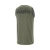 Li-Ning Фитнес Серия Простая Однотонная Круглый Вырез Свободная Майка Мужские Топы Чайно-зеленый AVSV045-2