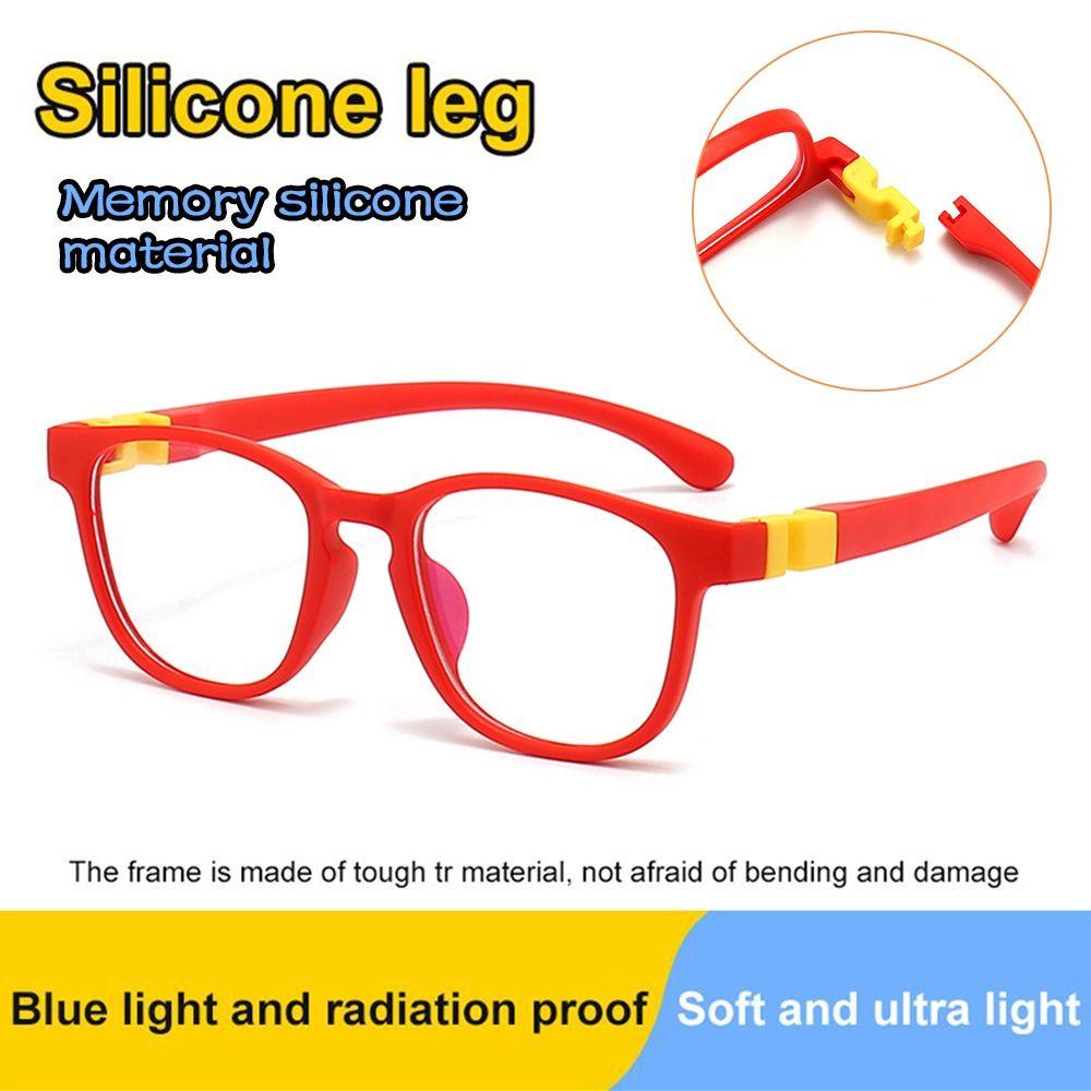 Classes Removable Computer Comfortable Eyeglasses Anti-blue Light Ultra Light Frame Kids Glasses