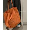Casual canvas bag women's summer 2025 new trendy fashion tote bag versatile ins large-capacity bag shopping bag