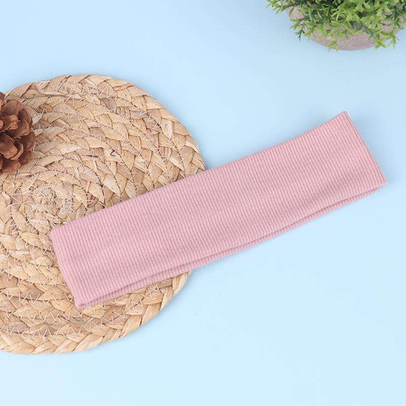 Women Solid Color Elastic Headband Soft Sports Yoga Sweatband Headwrap Wide Makeup Hairband Simple Hair Accessories