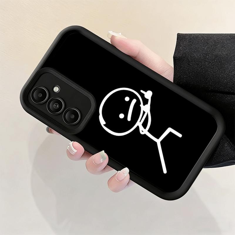 Чехол для телефона Samsung Galaxy A17 A16 A15 A14 A13 Funny Stickman Matchman A56 A36 A26 A55 A35 A25 A54 A34 A24 A53 A33 A23 A07 A0