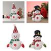 Изысканные Рождественские Игрушки Куклы Снеговики Мультяшное Рождественское Украшение Плюшевая Игрушка Рождественский Домашний Декор