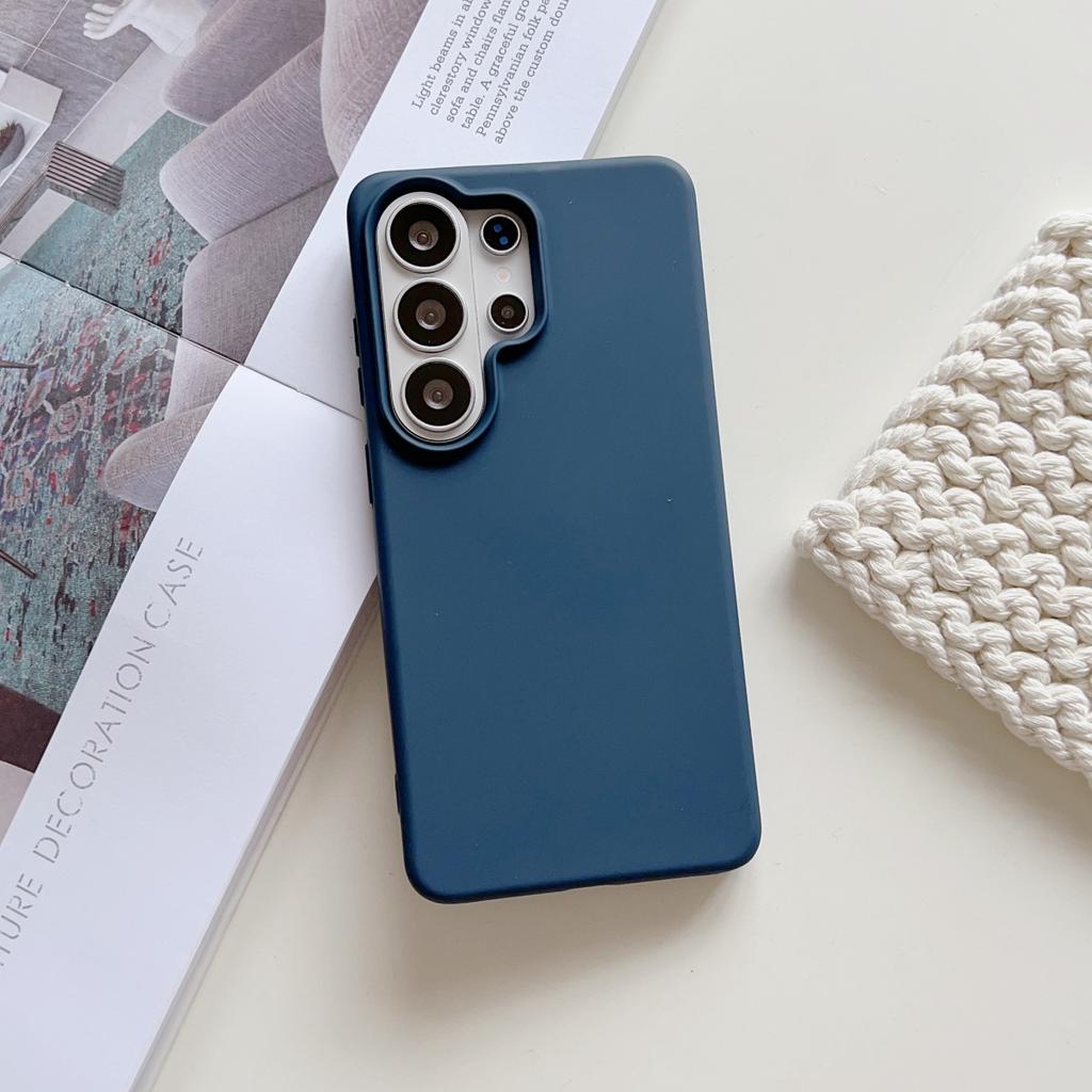 Original Liquid Silicone Shockproof Phone Case For Samsung S26 S25 Edge S24 FE Plus Ultra A57 A37 A17 A56 A36 Solid Color Cover
