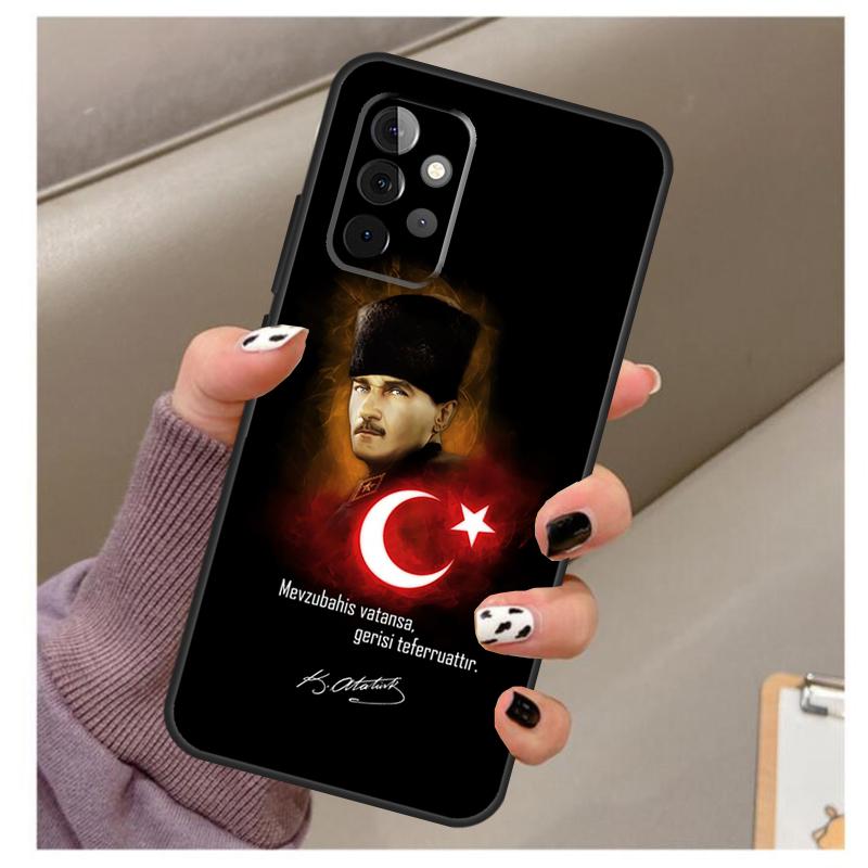 Чехол Турецкий Флаг для Samsung Galaxy A32 A52 A12 A22 A16 A26 A36 A56 A06 A55 A35 A15 A54 A34 A14 A13 A53