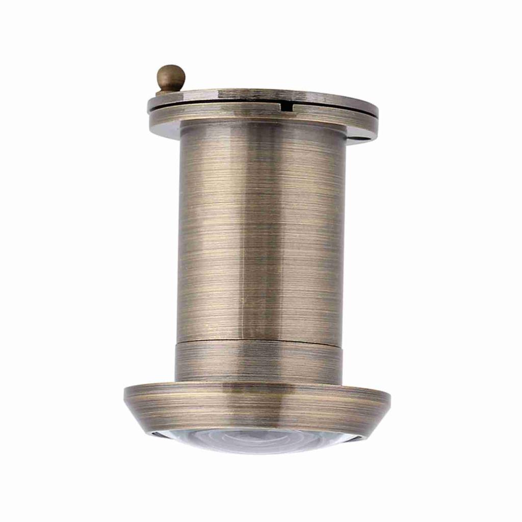 Домашняя безопасность Оптическое стекло 220 градусов широкоугольный дверной прицел (бронза)