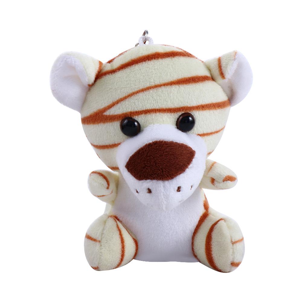 For Girl Jungle Brother Tiger Elephant Small Pendant Plush Keychain Stuffed Doll Keychain Stuffed Animal Toy Animal Plush Toy