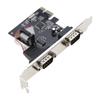 1 шт. Rs232 Com Pci-E Pci Для Express Expansion Adapter Автомобильные DIY Аксессуары Pcie на 2 Последовательных Db9 Карту