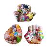 Stuffed Animal Storage Bean Bag Chair Cover Waterproof Clear PVC Extra Large Kids Plush Toy Storage Sofa Nursery Bedroom Dolls Organizing Sofa