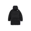 The North Face AIR HEAT Однотонное пальто на флисовой подкладке с вышивкой логотипа Пуховик Мужской Черный NC2DN50A